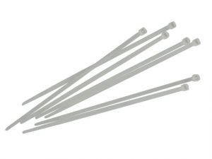 CABLE TIES WHITE 3.6 X 200MM (PACK 100)