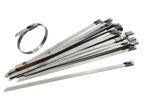STAINLESS STEEL CABLE TIES 4.6 X 290MM (PACK 50)