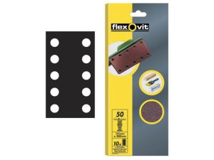 1/2 SANDING SHEETS PERFORATED COARSE 50 GRIT (PACK OF 10)