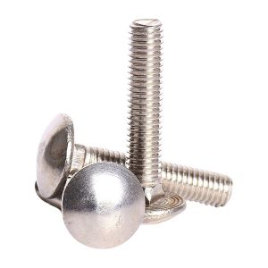 M8 X 12 FULLY THREADED CARRIAGE BOLT DIN 603 A4 STAINLESS STEEL