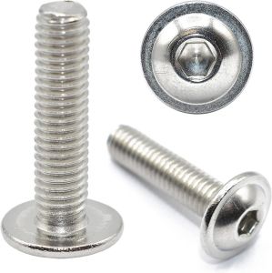 M12 X 75 FLANGED SOCKET BUTTON ISO 7380-2 A4 STAINLESS STEEL