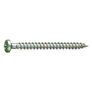 5/8 X 6S POZI ROUND TWIN WOODSCREW ZINC PLATED (TIMBERMATE)