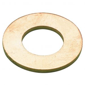 M4 X 9 X 0.8 FORM B COPPER WASHER