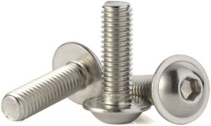 M5-0.80x20 SOC FLANGE BUTTON SCREWS 10.9 ZINC CR+3