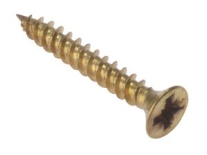 GENERAL PURPOSE POZI SCREW CSK TT ELECTRO BRASS 1.1/4IN X 10 BOX 200