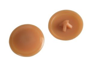 POZI COVER CAP LIGHT BROWN NO.6-8 FORGE PACK 50