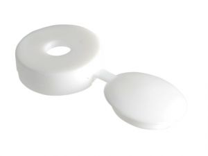 HINGED COVER CAP WHITE NO. 10-12 BAG 100