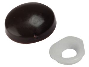 DOMED COVER CAP BLACK NO. 6-8 BAG 25