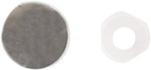 DOMED COVER CAP CHROME COLOURED NO. 6-8 BAG 25
