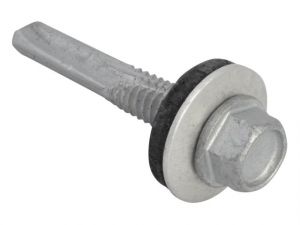 TECHFAST HEX ROOFING SCREW SELF-DRILL HEAVY SECTION 5.5 X 32MM PACK 100