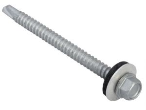 TECHFAST HEX HEAD ROOFING SCREW SELF-DRILL LIGHT SECTION 5.5 X 70MM PACK 50