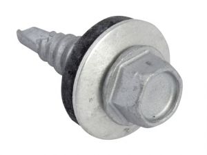 TECHFAST HEX HEAD STITCHING SCREW SELF-DRILL 6.3 X 22MM PACK 100