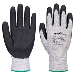GRIP 13 NITRILE DIAMOND KNIT GLOVE (PK12) GREY/BLACK