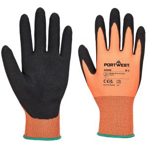 GRIP 15 NITRILE SANDY GLOVES BLACK