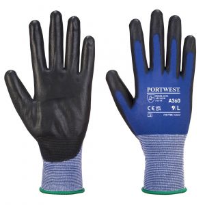 GRIP 18 PU GLOVES BLUE/BLACK