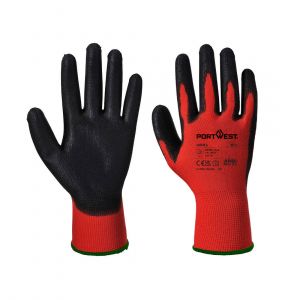GRIP 13 PU GLOVES RED/BLACK