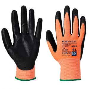 CUT B13 NITRILE AMBER GLOVES AMBER