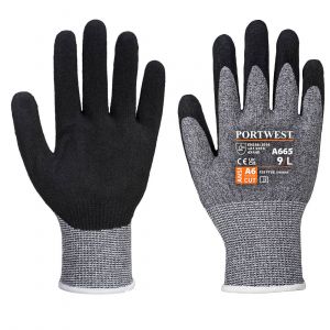 CUT E13 NITRILE GLOVES GREY