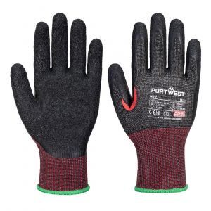 CS CUT F13 LATEX GLOVES BLACK