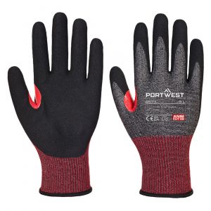 CS CUT F18 NITRILE GLOVES BLACK