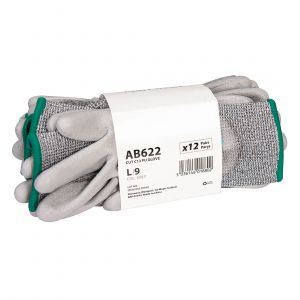 CUT C13 PU ESSENTIAL MULTIPACK (PK12) GREY