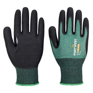 SG CUT B18 ECO NITRILE GLOVE (PK12) GREEN/BLACK