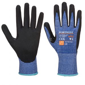 CUT C13 DEXTI ULTRA NITRILE GLOVES BLUE/BLACK