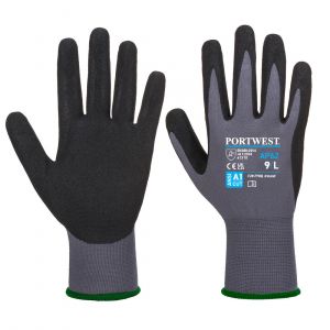 GRIP 15 NITRILE SANDY AQUA GLOVES GREY/BLACK