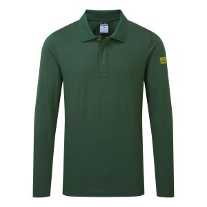 MEN'S ANTI-STATIC ESD POLO SHIRT LONG SLEEVE