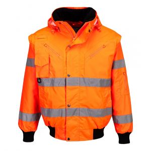 MEN'S HI-VIS 3-IN-1 BOMBER JACKET