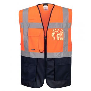 MEN'S WARSAW HI-VIS CONTRAST EXECUTIVE VEST