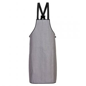 CUT RESISTANT BIB APRON GREY