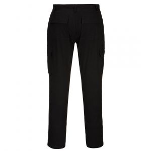 MEN'S COMBAT TROUSERS WITH CUT RESISTANT FRONT BLACK
