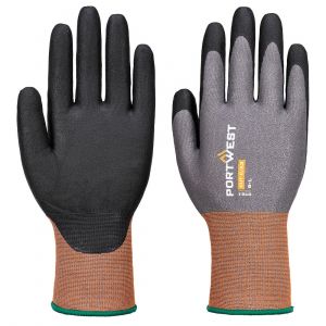 CT CUT C21 NITRILE GLOVES GREY/BLACK