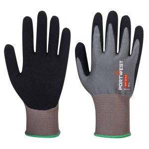 CT CUT E15 NITRILE GLOVES GREY/BLACK