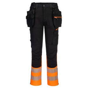 MEN'S HI-VIS CLASS 1 DETACHABLE HOLSTER POCKET CRAFT TROUSERS