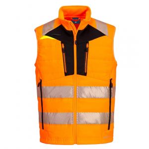 MEN'S HI-VIS HYBRID BAFFLE BODYWARMER