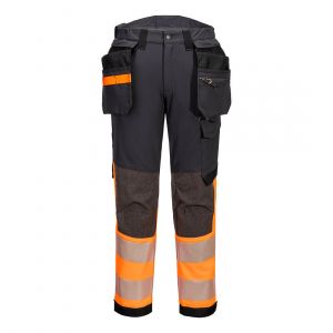 MEN'S HI-VIS STRETCH DETACHABLE HOLSTER CLASS 1 TROUSERS