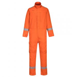 MEN'S BIZFLAME WORK STRETCH PANELLED FLAME RESISTANT COVERALL