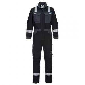 MEN'S MODAFLAME WORK FLAME RESISTANT COVERALL BLACK