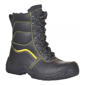 MEN'S STEELITE FUR LINED PROTECTOR BOOT S3 CI BLACK