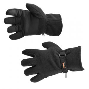 INSULATED FLEECE GLOVES BLACK