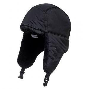 WINTER TRAPPER CAP BLACK