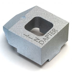 M12 TYPE B LONG TAIL LINDAPTER HOT DIP GALVANISED B12LWHDG