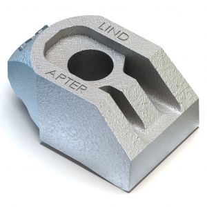 M16 TYPE AF HEAVY DUTY CLAMP MEDIUM TAIL HOT DIP GALV AF16M