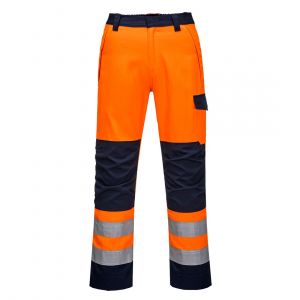 MEN'S MODAFLAME WORK HVO MULTI-NORM CONTRAST TROUSERS ORANGE/NAVY