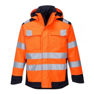 MEN'S MODAFLAME RAIN+ HI-VIS MULTI-NORM CONTRAST FLAME RESISTANT JACKET