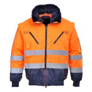 MEN'S HI-VIS 3-IN-1 CONTRAST PILOT JACKET