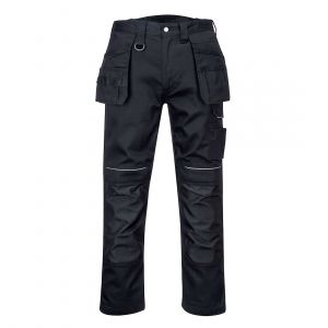MEN'S COTTON WORK HOLSTER TROUSERS BLACK