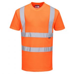 MEN'S HI-VIS T-SHIRT SHORT SLEEVE ORANGE